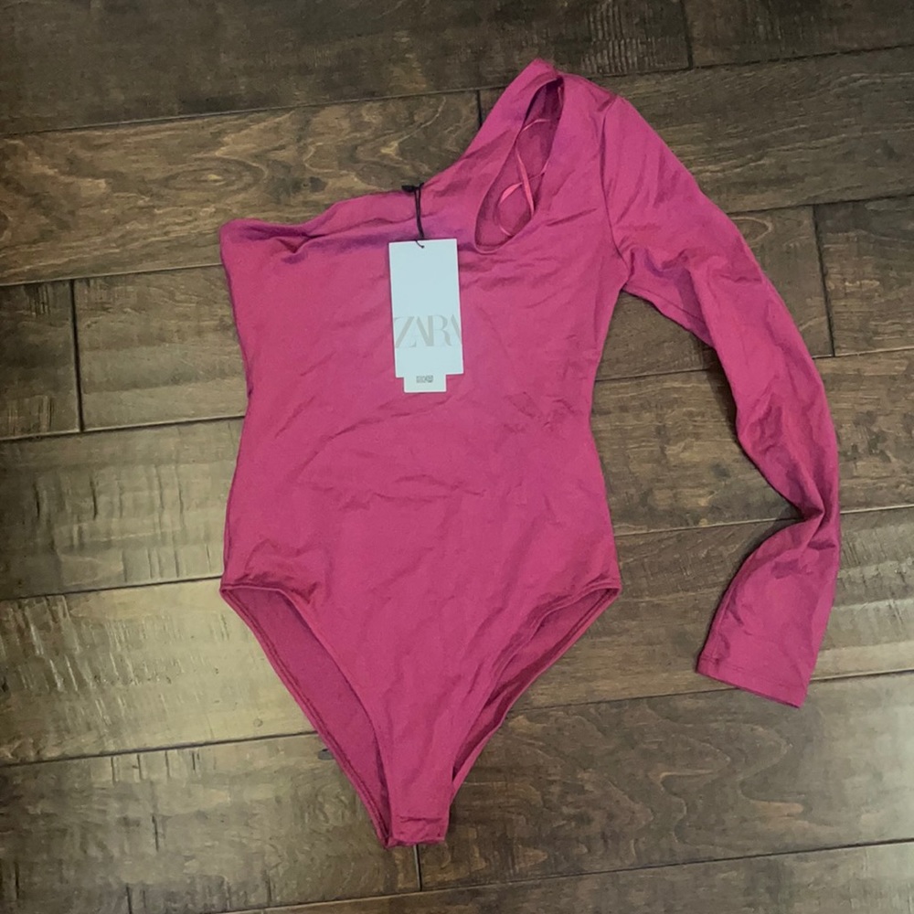 Zara Magenta Body suit